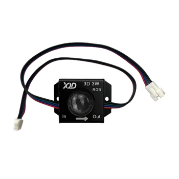 3W LED de Alta Potencia UCS1903/WS2811 Controlado RGB Proyector;DC5V Direccionable;IP40;5 Grado del Ángulo de Haz
