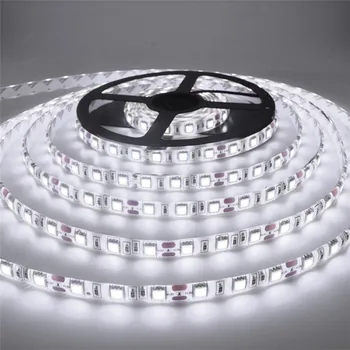 5M LED de Luz de Tira de SMD 2835 5050 12V 60Leds/m Impermeable 300 Led Flexible de la Cinta de opciones la Cinta de Alta Calidad LED de Luces de la Decoración del Hogar