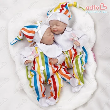 ADFO 9 Pulgadas Wee Paciencia Reborn Baby Mini Muñeca Realista Bebé Vivo Realista de los Recién nacidos Muñecas Real de la Muñeca de los Niños Muñecas de las Niñas