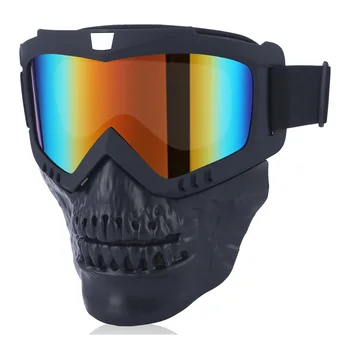 Ciclismo Equitación Motocross Gafas De Sol De Ski Snowboard Gafas De Máscara Gafas Casco Táctico A Prueba De Viento Gafas De Moto De Máscaras