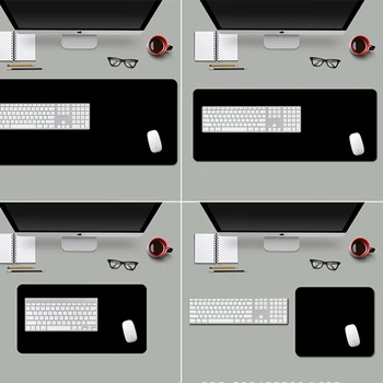 Cojín de ratón Simple Y Clásico Negro del Ordenador Portátil de Oficina Pequeña Extra Grande Engrosamiento de Cierre Perimetral de los E-sports Internet de Juego de Bar Ke