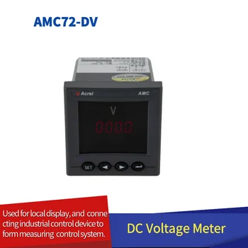 DC Medidor de Voltaje AMC 72-DV trifásico de la CA/de DC85-265V RS485,Modbus-RTU Protocolo de Medida de Voltaje En el Sistema de CC Relé de Salida de Alarma