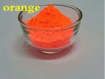 El Naranja NEÓN de Color Pigmento Fluorescente de Fósforo en Polvo ,100 g/lote Decoración de Polvo de Fluorescencia de Pintura para el jabón,