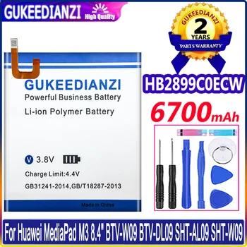 GUKEEDIANZI Batería de 6700mAh HB2899C0ECW (jinshu) Para Huawei MediaPad M3 8.4