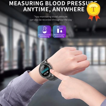 IP68 natación Bluetooth Inteligente Reloj Impermeable Smartwatch continua de la frecuencia cardíaca Presión Arterial Monitor de Reloj de los Deportes de Banda inteligente