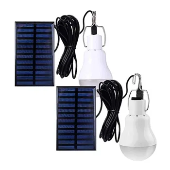La portátil de energía Solar Luz de Bulbo del LED Impermeable al aire libre Colgando de Emergencia Luz de la Lámpara Recargable Tienda de Campamento de Pesca de la Noche de la Lámpara
