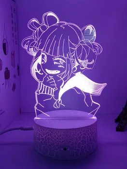 Mi Héroe de la Academia Toga Himiko 3d led de la lámpara para bedrome manga luces de la noche de anime figuras de acción de la Decoración de la lámpara de noche