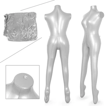 Modelo de Maniquí Femenino Flexible de Cuerpo Completo de la Pantalla de Vestir de Forma Ficticia Económica de PVC Adhesivo del Parche Portátil Mujeres