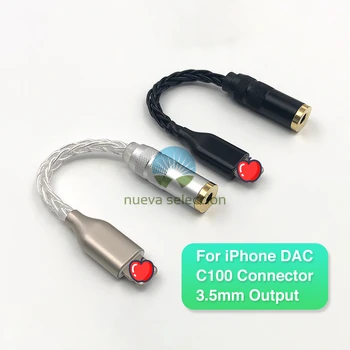 Para un Rayo de 3,5 mm para Auriculares Hi-Fi de Audio iPhone Cable Adaptador Convertidor de Audio para Auriculares para el iPhone 13 12 11 Pro X XS