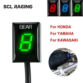 SCL Carreras de motos Digitales Indicador de la Ecu Enchufe de Montaje 1-6 Velocidad Para Kawasaki Yamaha Honda Kawasaki