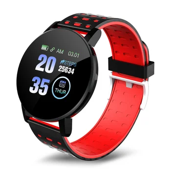 Smart Watch Hombres Medición De La Frecuencia Cardíaca De Los Deportes De La Aptitud De Seguimiento De Mensajes Push Bluetooth Compatible Mujeres Digital De Pulsera
