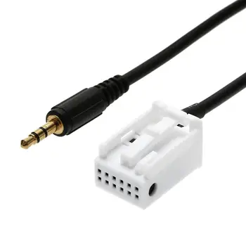 Universal de 3,5 mm de Coche Aux Cable de Audio Estéreo para Peugeot Citroen C2 C3 C4 C5 C6