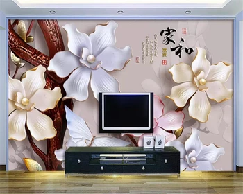 beibehang un fondo de pantalla Personalizado en 3d Foto Murales de Papel de parede pintados a Mano Lápices de Lotus Salón mural de la Pared de Fondo de papel