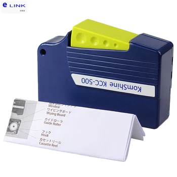 de fibra óptica de limpiador de cinta de Cassette para ftth conector y el adaptador de 500 veces el tiempo de vida de envío gratis ELINK caja del filtro de color al azar